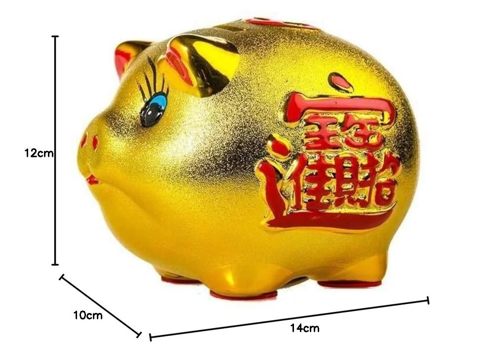 Скарбничка Chinese Pig Керамічна, фото №7