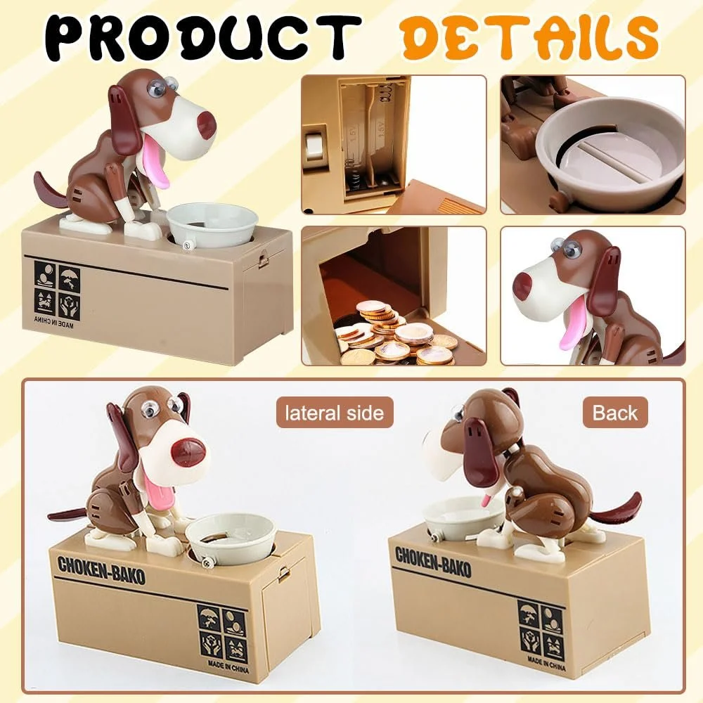 Скарбничка Голодна собака електрична, фото №3