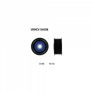 Ролик обвідний/напрямний поліклинового ременя SKF VKMCV 56008 для SCANIA - Фото 1