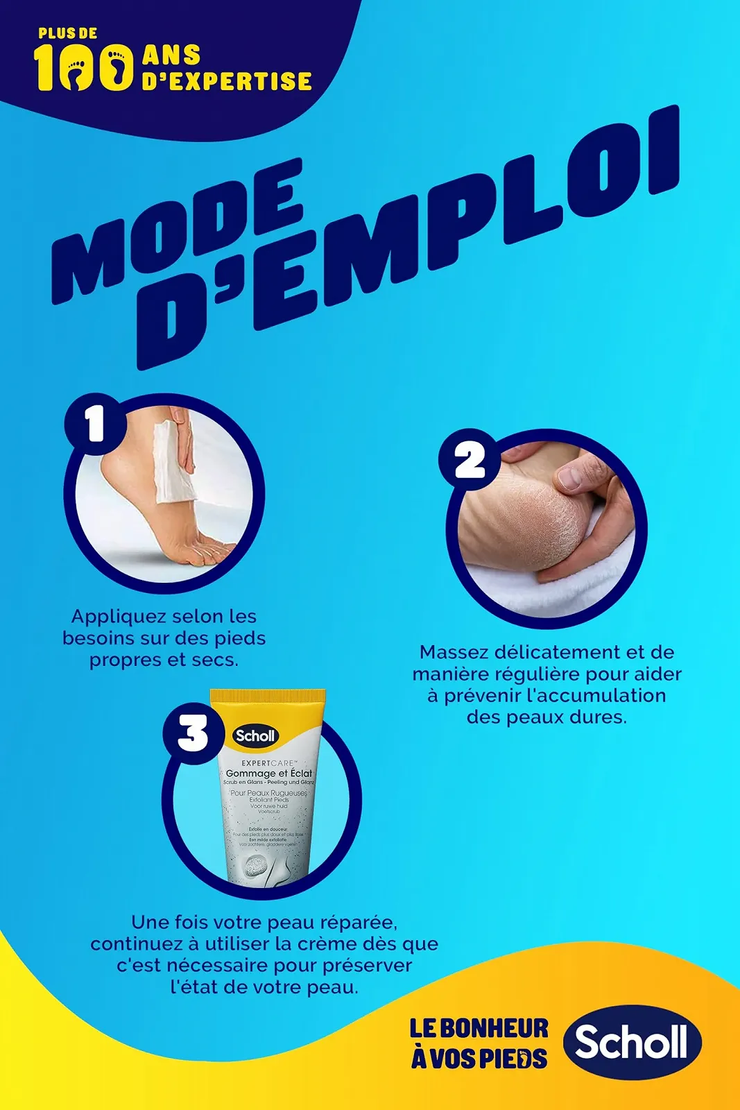 Крем-скраб для ног Scholl 75 мл, фото №7