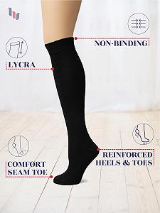 Шкарпетки до коліна Hugh Ugoli Bambus, жіночі (4 пари) synthetic.ua - Фото 1