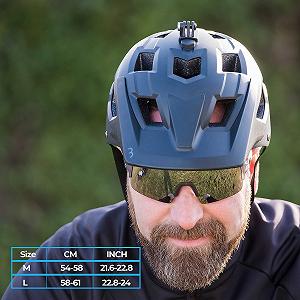 Велосипедный шлем BBB Cycling Nanga для горных велосипедов, для женщин и мужчин, большой козырек, крепление для камеры BHE-54 synthetic.ua - Фото 1
