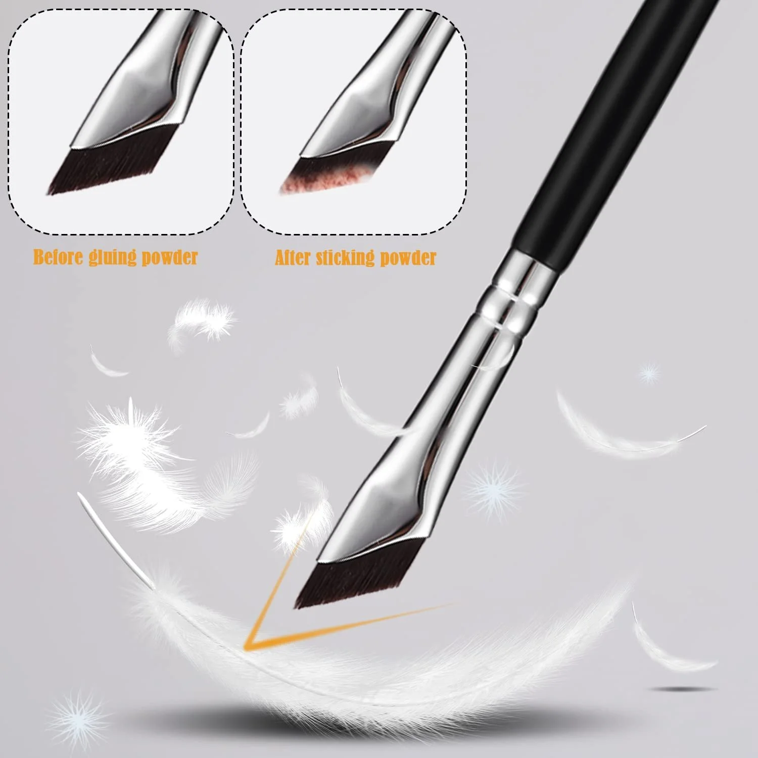 Набор кистей для подводки Sickle Precision Ultrafine 6 штук, фото №3 Набор кистей для подводки Sickle Precision Ultrafine 6 штук, фото №3