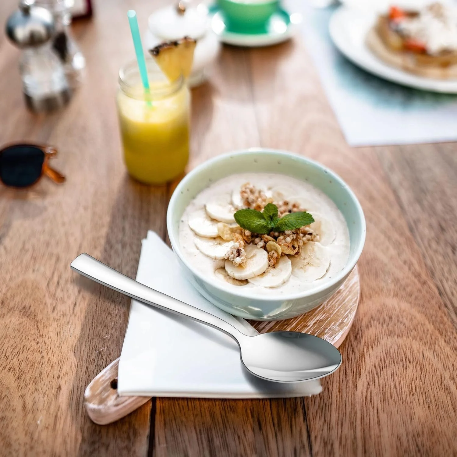 Набір 6 шт, Ложки для кави з нержавіючої сталі, фото №4