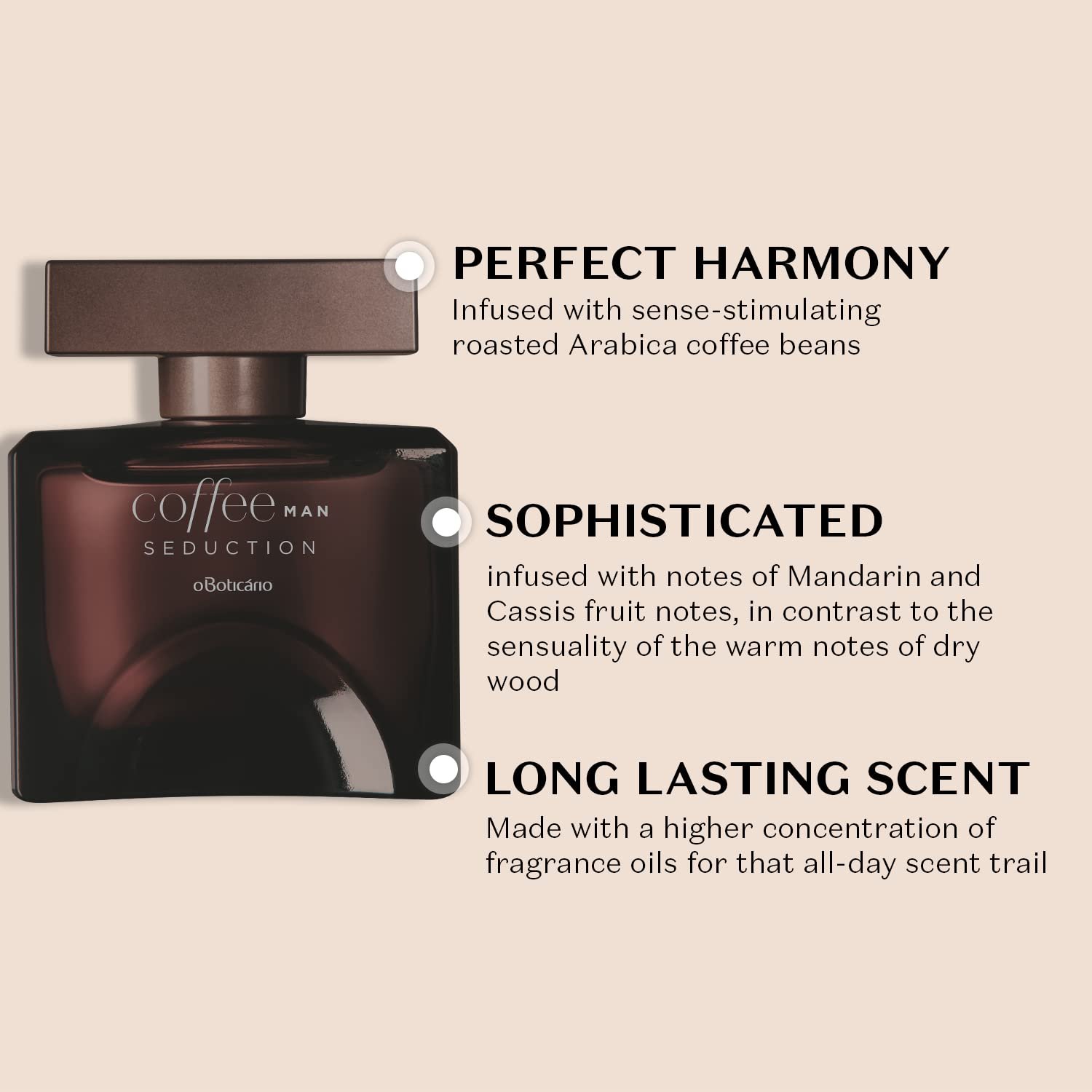 Туалетная вода O Boticário Coffee Man Seduction 100 мл, фото №4