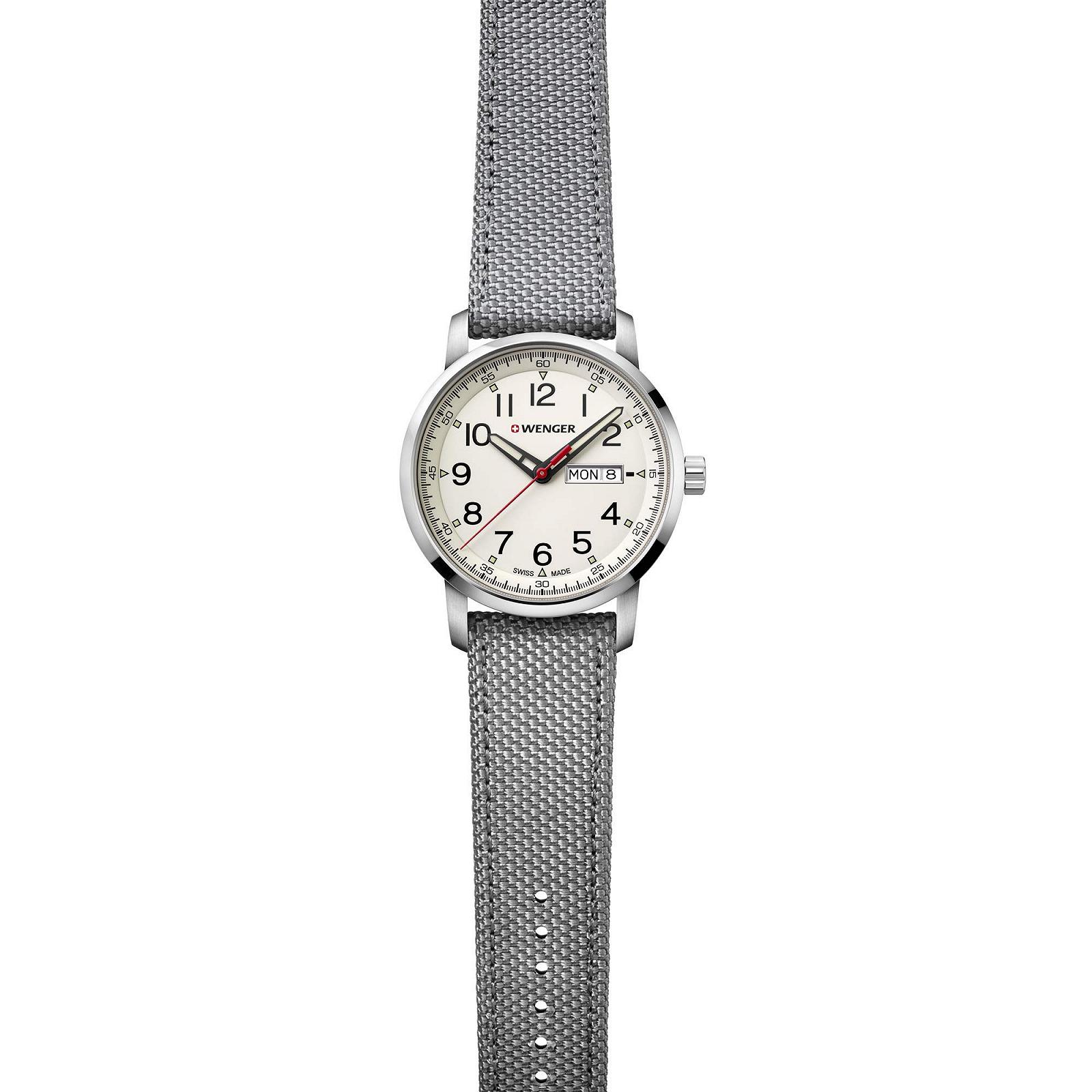 Годинник Wenger Attitude Heritage Чоловічий Нейлоновий ремінець Діаметр 42 мм Швейцарський Аналоговий кварцовий Водонепроникний до 100 м, фото №3