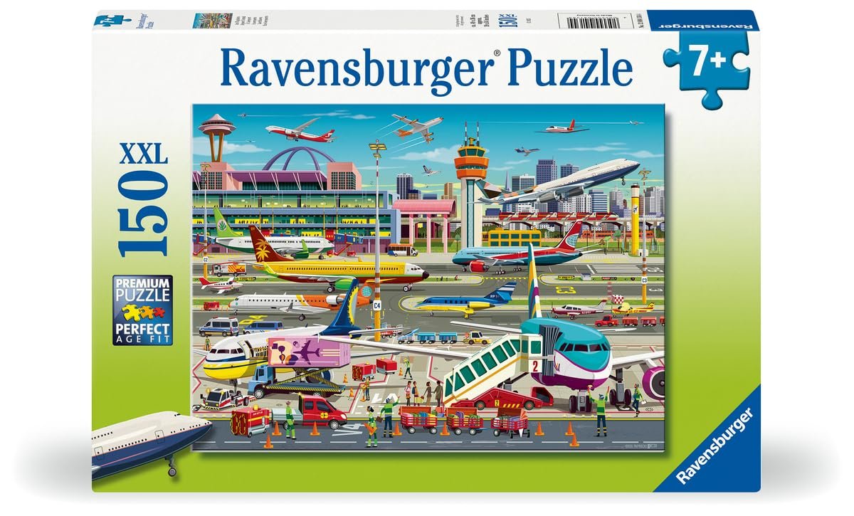 Пазл Ravensburger Airport Central XXL 150 елементів FSC, фото №2 Пазл Ravensburger Airport Central XXL 150 елементів FSC, фото №2