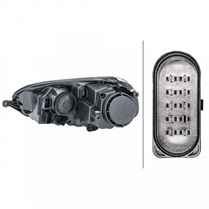 Основная фара HELLA 1EG 247 007-621 для VW правая synthetic.ua - Фото 1