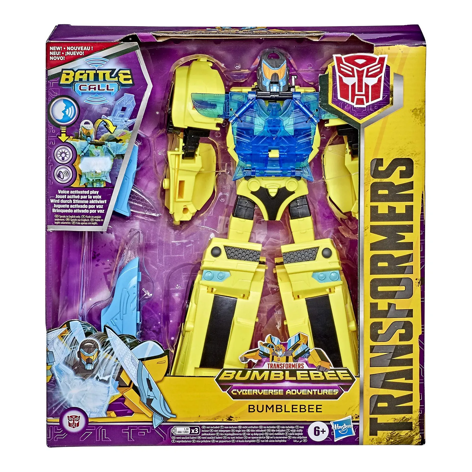 Фигурка Transformers Bumblebee Cyberverse Adventures Battle Call Officer Optimus Prime 25 см, фото №2