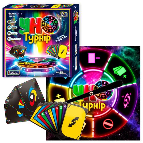 Настольная игра Турнир Уно 112 карт рулетка [tsi238409-TSI], фото №1