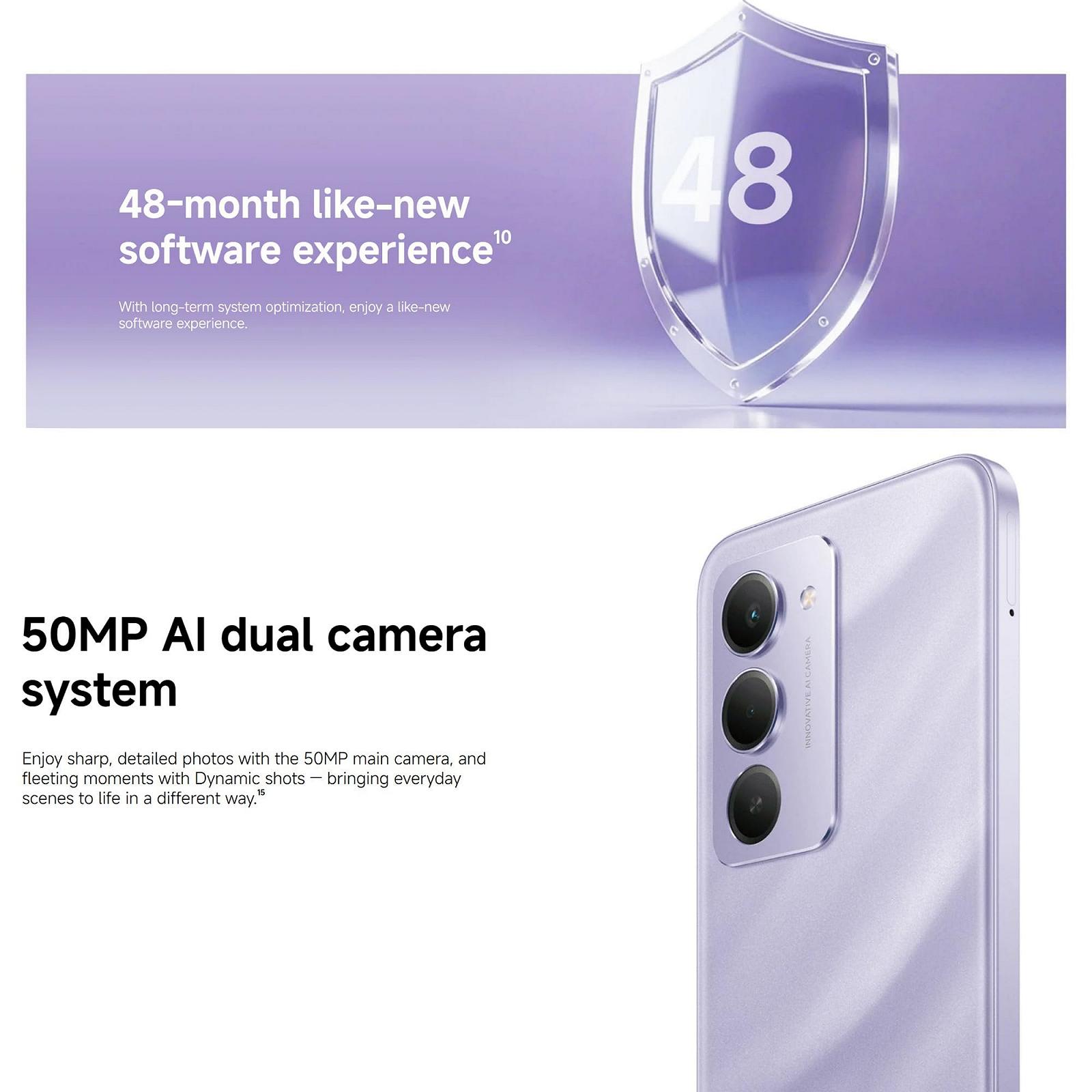 Смартфон Xiaomi Redmi 15 8/256GB 6.9" 120Hz 50MP 7000mAh Purple, фото №9