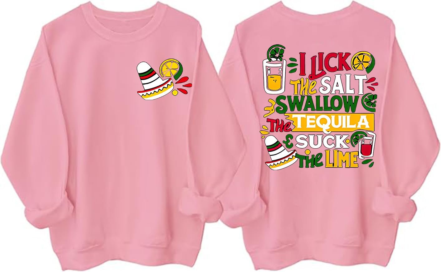 Толстовка С надписью "Я лижу Соль Глотаю Текилу и Сосу Лайм" Смешная Надпись Длинный Рукав, фото №1 Толстовка С надписью "Я лижу Соль Глотаю Текилу и Сосу Лайм" Смешная Надпись Длинный Рукав, фото №1