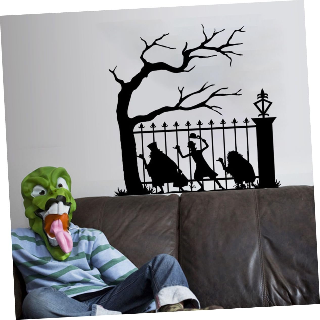 Наклейки на стену HOMSFOU Halloween Самоклеящиеся Черный, фото №8