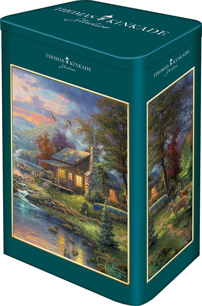 Пазл Schmidt Spiele Thomas Kinkade Nature's Paradise 500 деталей в жестяной коробке, фото №3 Пазл Schmidt Spiele Thomas Kinkade Nature's Paradise 500 деталей в жестяной коробке, фото №3