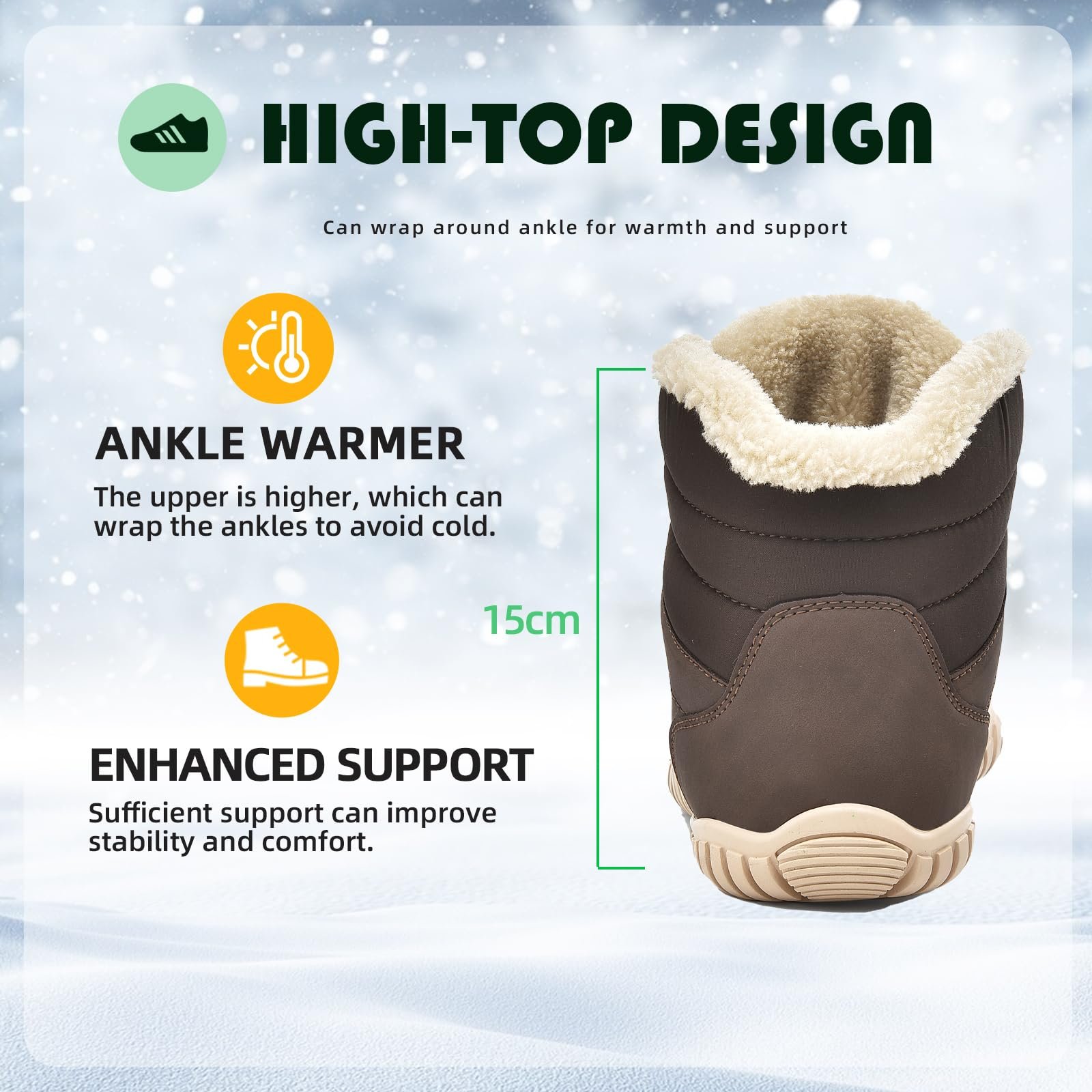 Черевики ZDQ Зимові Чоловічі Утеплені, фото №7