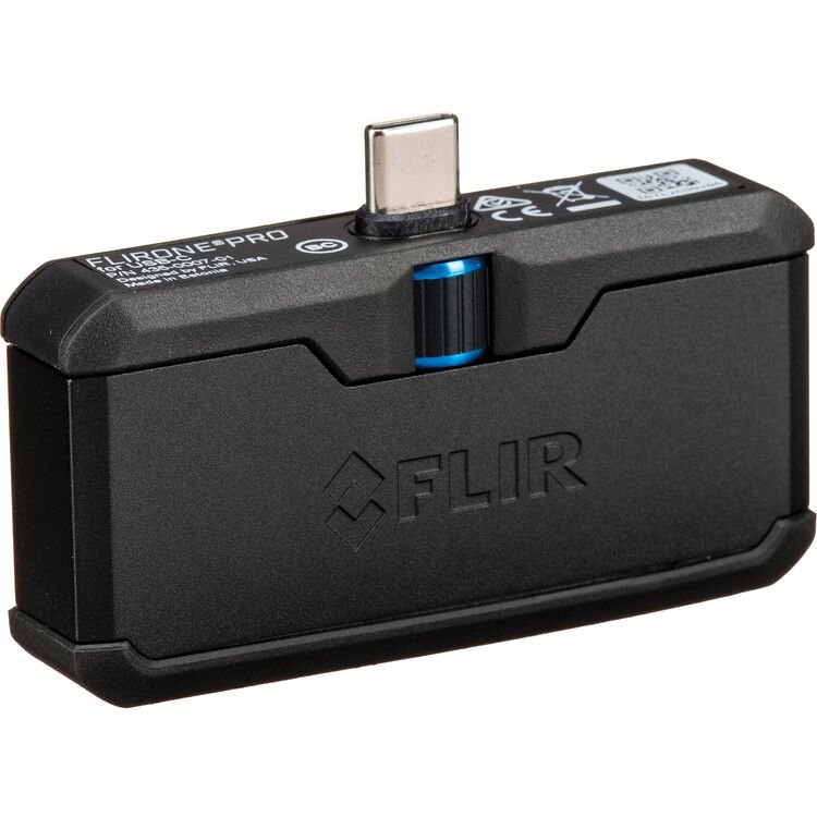 Тепловизионная камера FLIR ONE Pro LT / Type-C / 80 x 60 / 100mk / 8.7Hz / Черный, фото №3