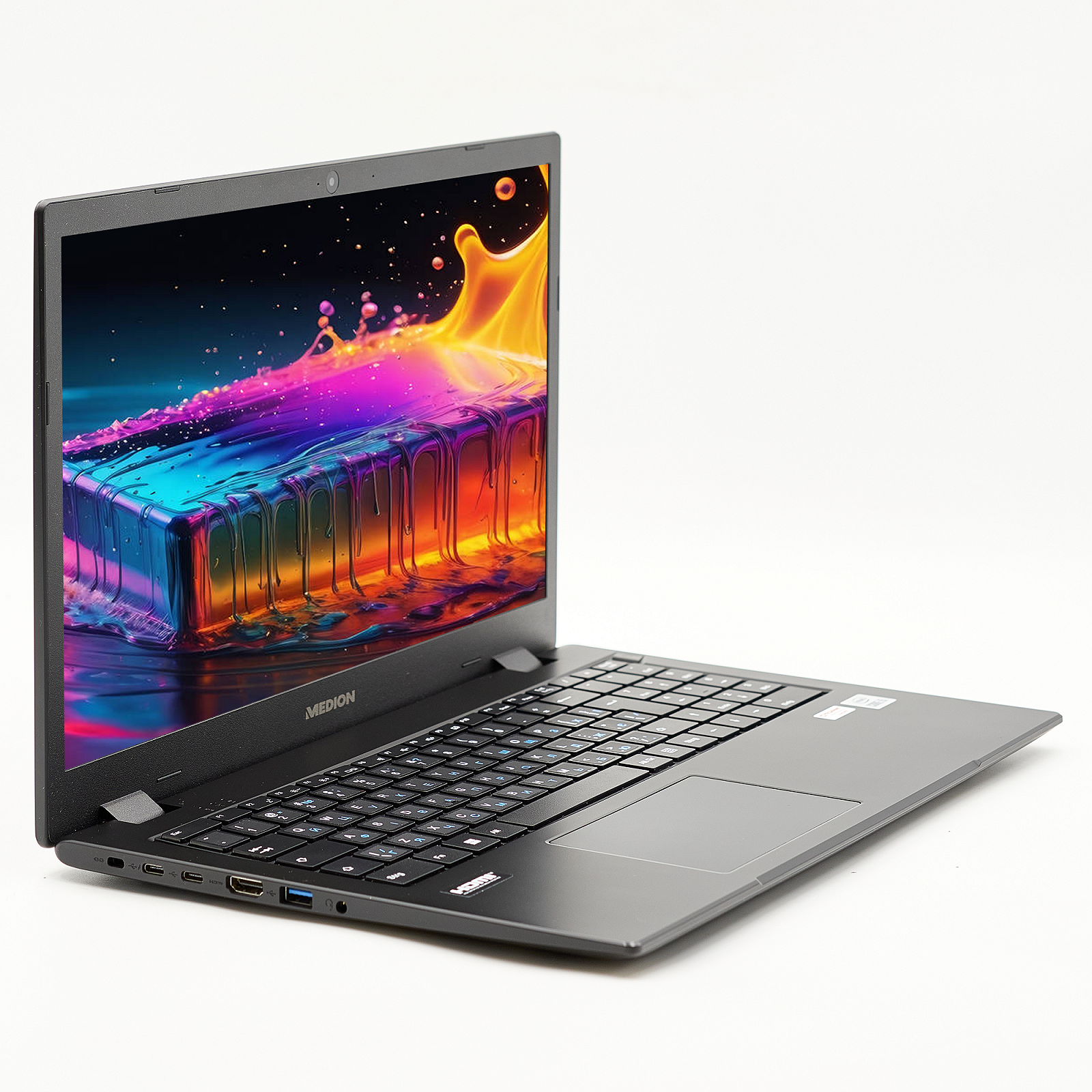 Ноутбук Medion E15410, 15.6", Intel Core i5-10210U, RAM 8 ГБ, SSD 512 ГБ, Intel UHD Graphics, Win11, фото №2