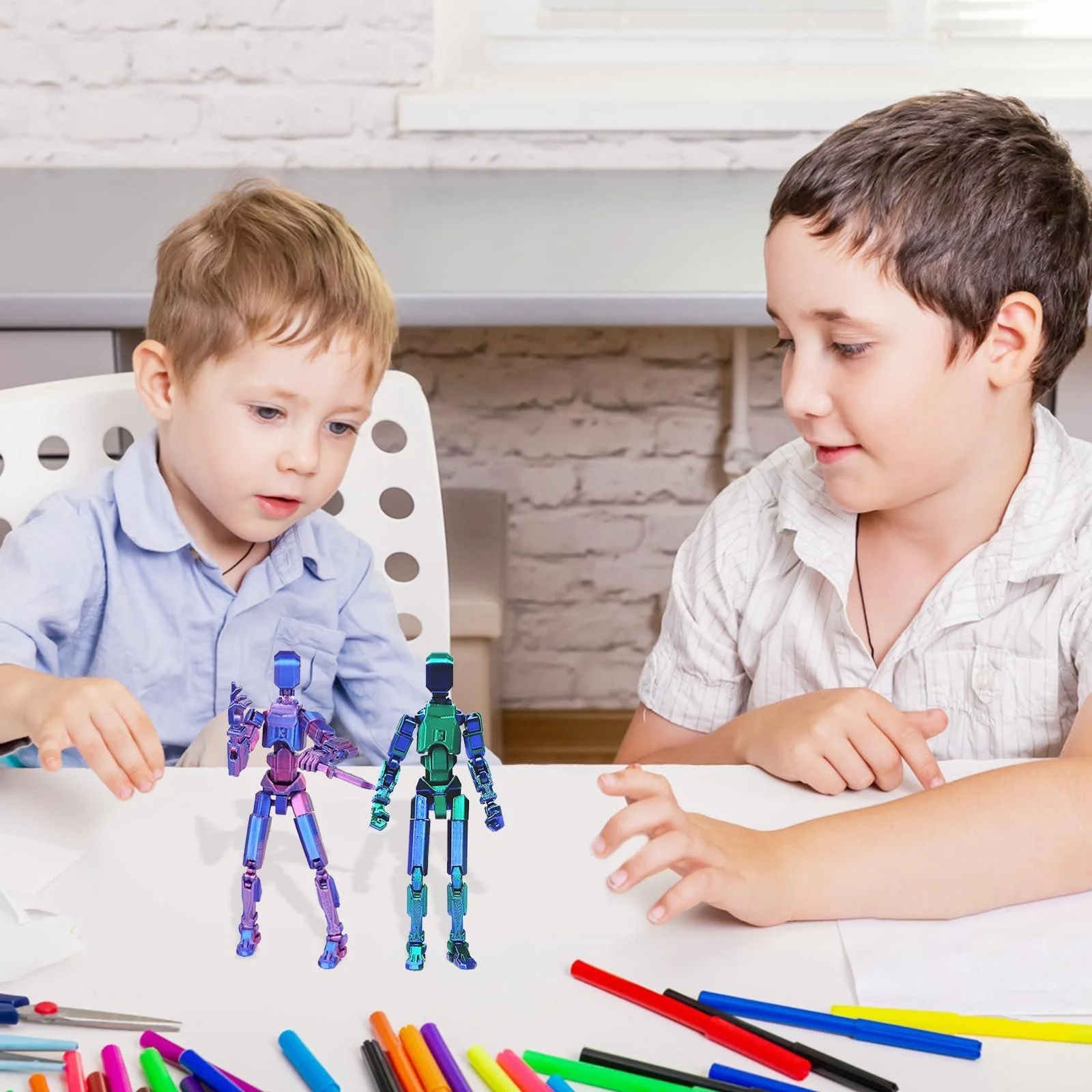 Набір фігурок Titan 13 T13 Lucky 13 2 шт. синій, фото №3