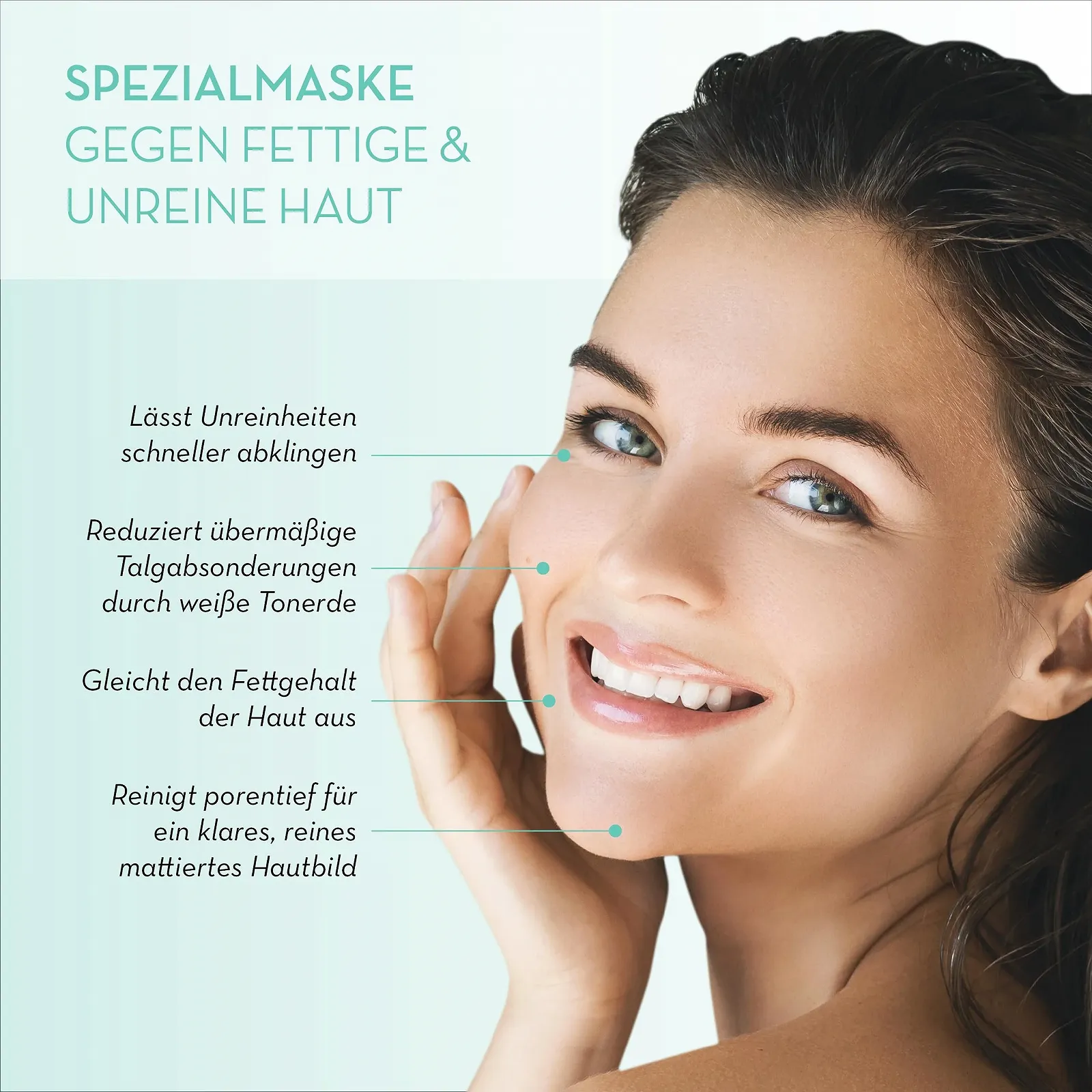 Маска JEAN D'ARCEL Purifiante Astringent для звуження пор проти почервоніння та жирної шкіри з білою глиною та алантоїном 30 мл, фото №2