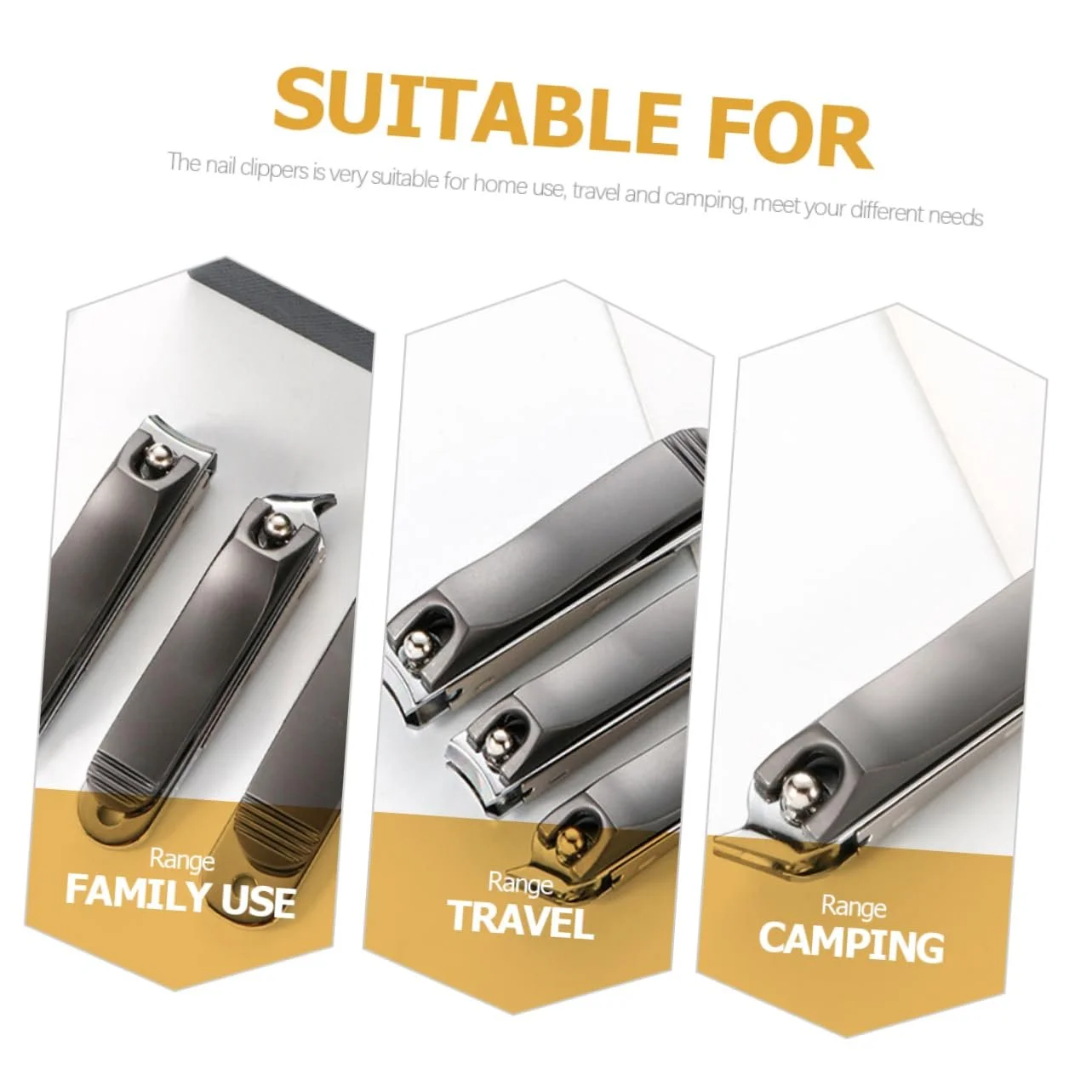 Кусачки для ногтей 2 шт. Эргономичный дизайн, фото №6