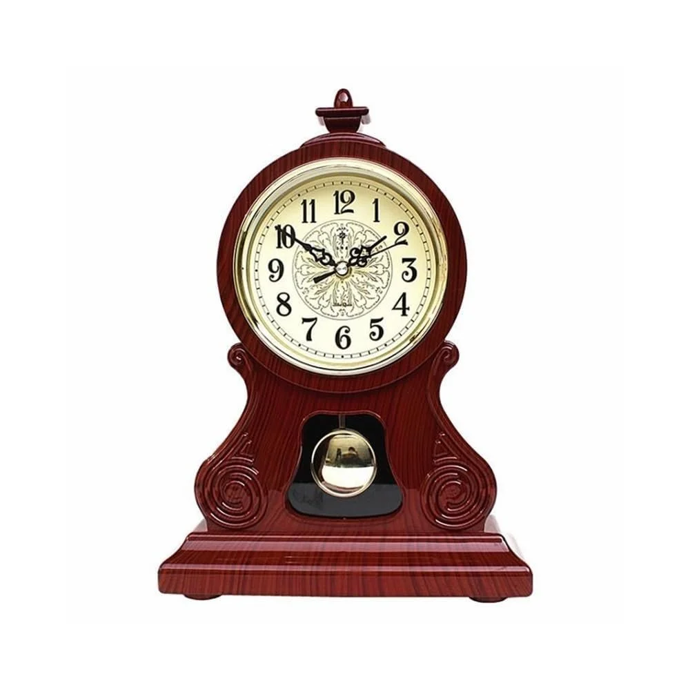 Настільний годинник Yixinzi-2024 Ретро Стиль Тихий Маятник Великий, фото №1