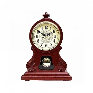 Настольные часы Yixinzi-2024 Ретро Стиль Тихий Маятник Большие - Фото 1