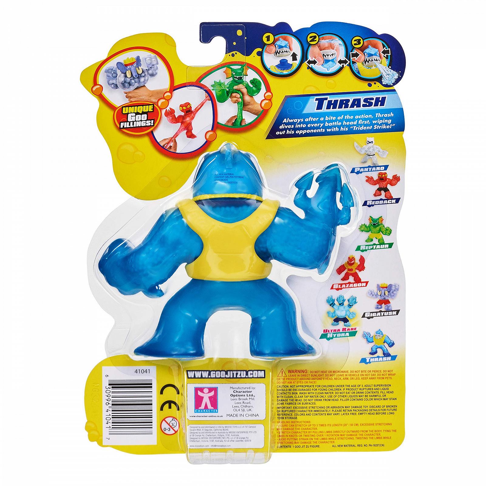Фигурка Heroes of Goo Jit Zu Heroes Water Blast Hero Pack Thrash, фото №6