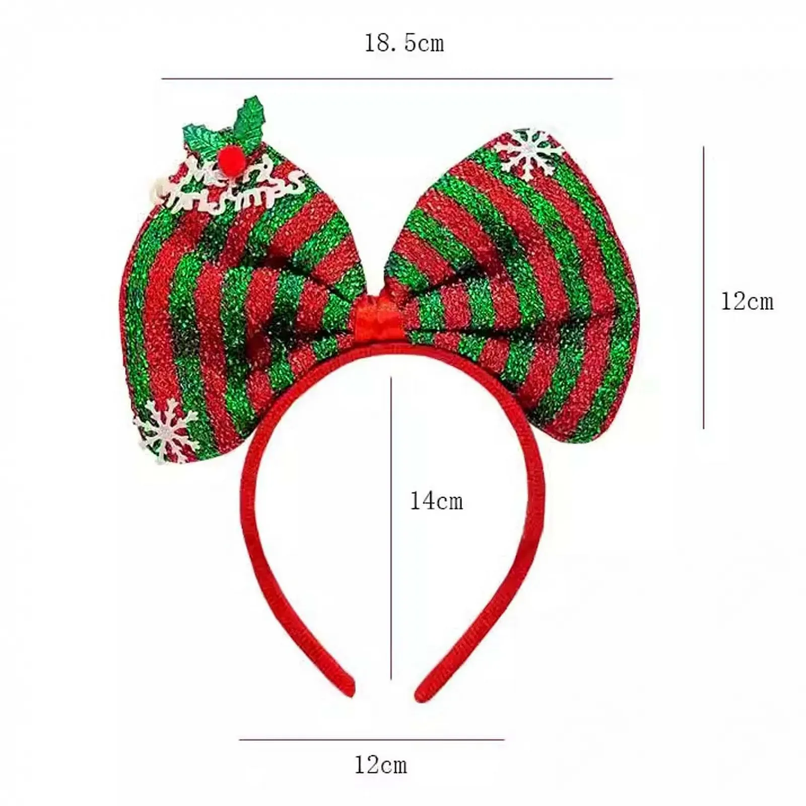 Обруч EONFAVE Рождественский, фото №4