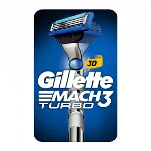 Бритва Gillette Mach3 Turbo 3D мужская с улучшенными увлажняющими полосками, станок + 1 сменная кассета - Фото 1