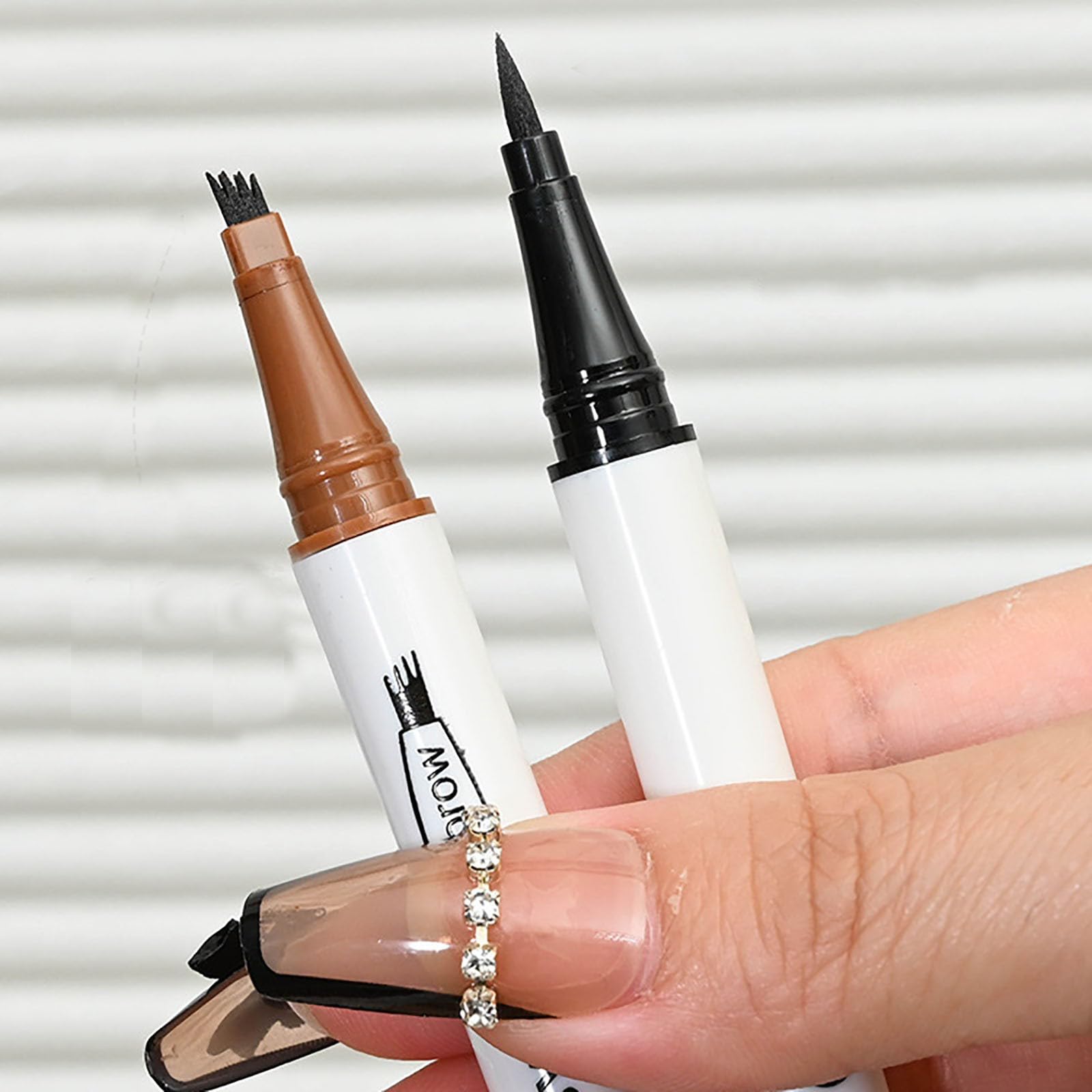 Карандаш для бровей 4 Micro 24 часа стойкий с микро-вилкой, фото №2