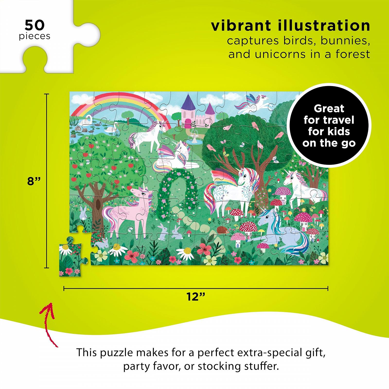 Пазл в жестяной коробке Crocodile Creek Unicorn Dreams 3843004 50 деталей, фото №3