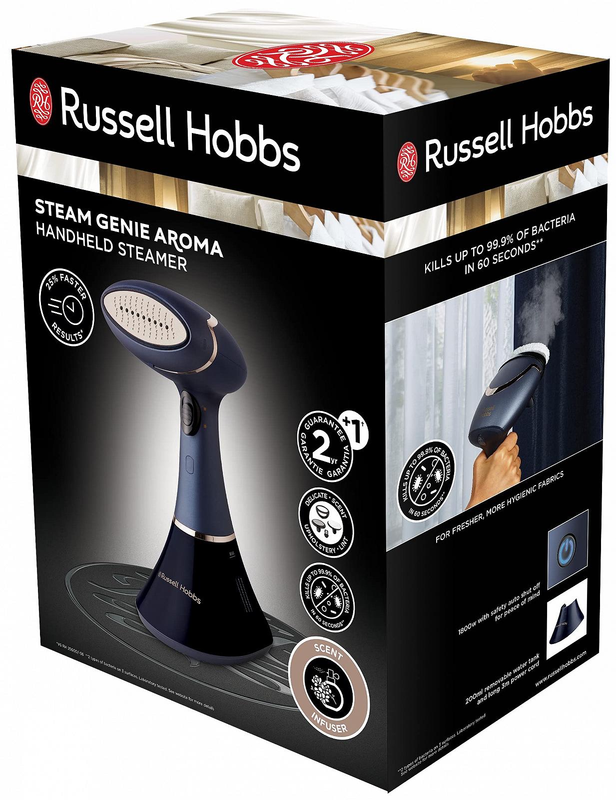 Вертикальний відпарювач Russell Hobbs Multi Steam Genie Pro Aroma 28041-56 1800 Вт 32 г/хв, фото №2