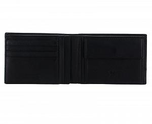 Гаманець RFID шкіряний mano Don Romeo 13 см, чорний, Classic synthetic.ua - Фото 1