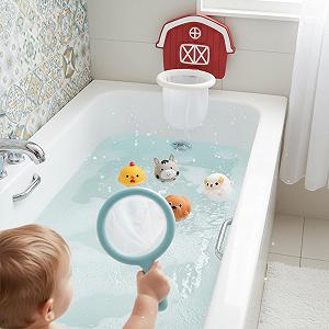 Іграшка для душу та ванни Баскетбольний кошик з присосками synthetic.ua - Фото 1