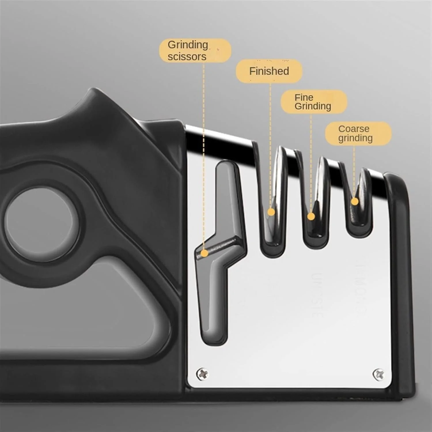 Точилка для ножів KITCHER 4 в 1 ручна, фото №3 Точилка для ножів KITCHER 4 в 1 ручна, фото №3