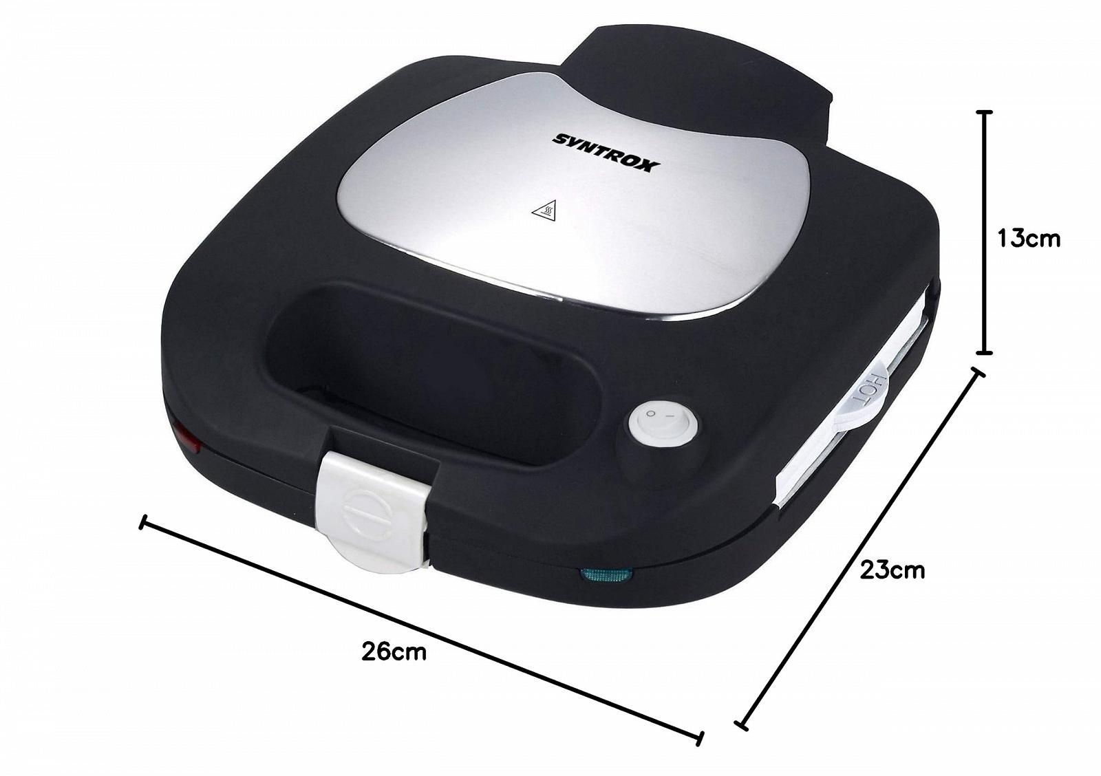 Вафельница Syntrox Germany X-Mas Christmas Motif Maker SM-1500W Нержавеющая сталь/черный, фото №10