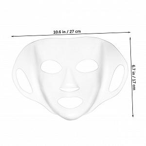 Силиконовая маска-чехол для увлажняющих масок PACKOVE, 3 шт., прозрачная synthetic.ua - Фото 1