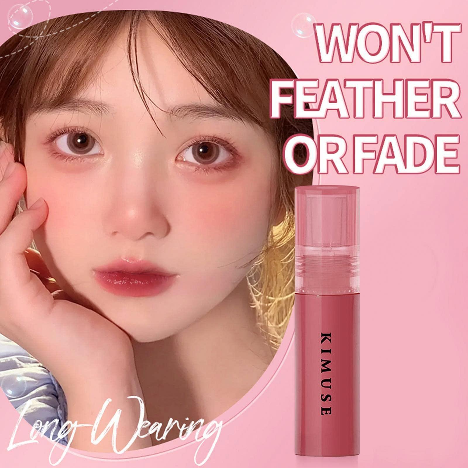 Блеск для губ Shenrongtong Water Mirror Lip Gloss увлажняющий с оттенком 4 мл водостойкий, не оставляющий следов на чашке, фото №7