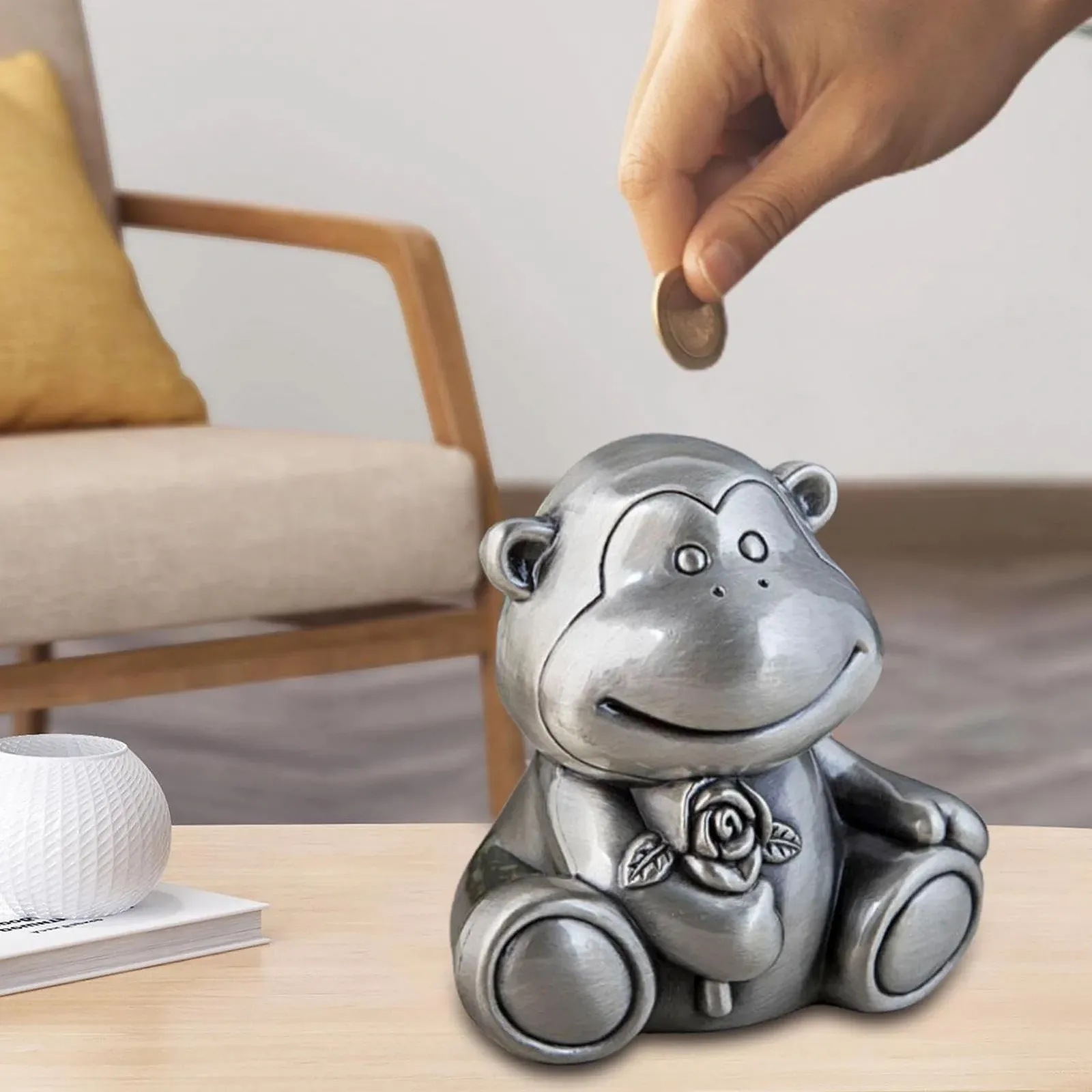 Скарбничка Мавпа металева для дітей та дорослих, фото №4