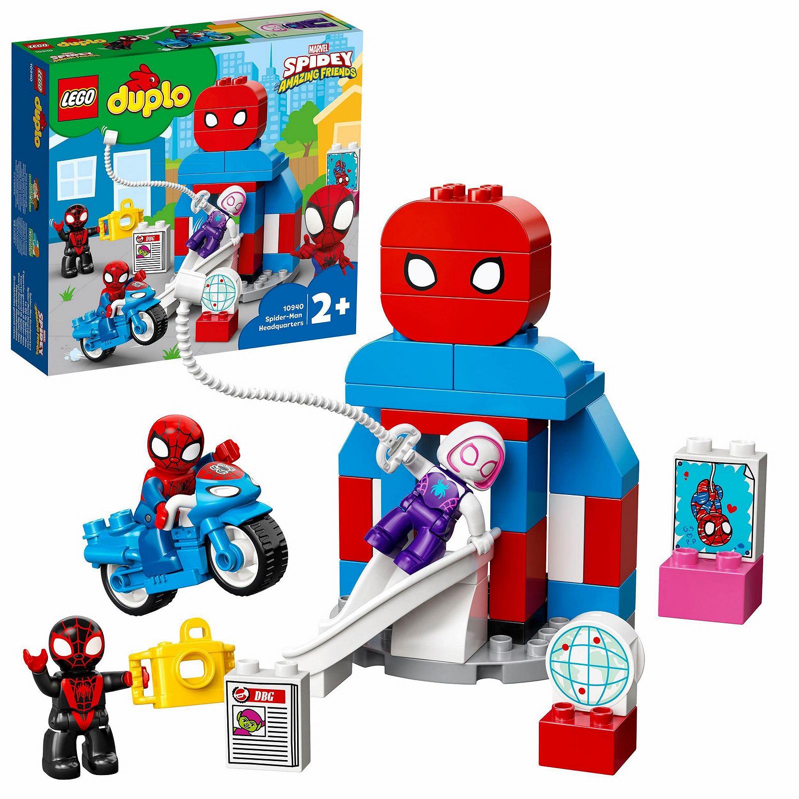 Конструктор LEGO DUPLO Spider-Man Headquarters для детей от 2 лет, фото №1