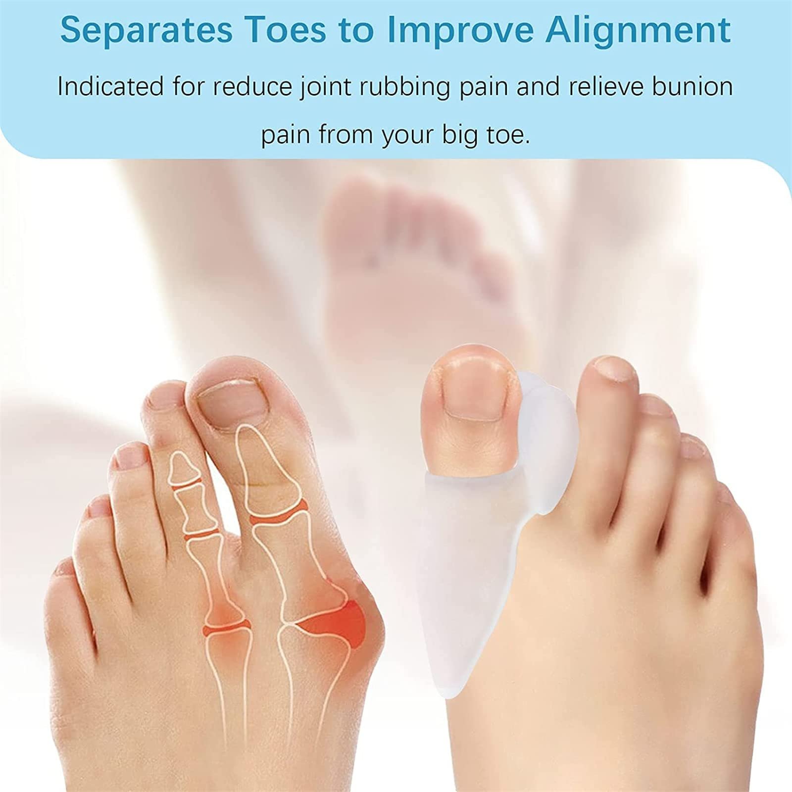 Подушечки для захисту кісточки великого пальця 8 шт., фото №3