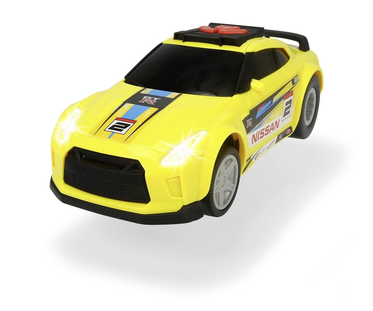 Игрушечная машина Dickie Toys Nissan GTR Wheelie Raiders 25 см Жёлтый, фото №1