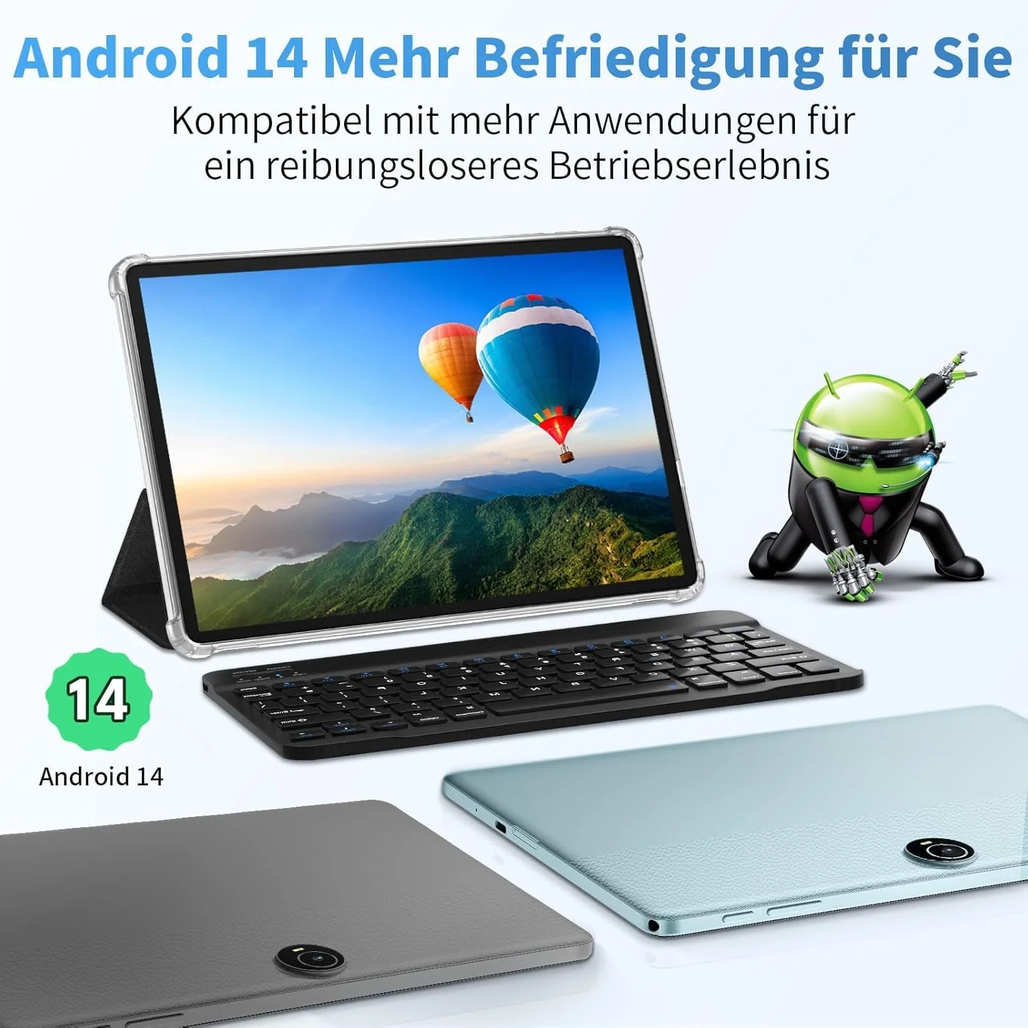 Планшет 11" ECOPAD C5 ROW-H (6+6)/128Gb 8 ядер Android 14 8000 mAh Сірий, фото №3 Планшет 11" ECOPAD C5 ROW-H (6+6)/128Gb 8 ядер Android 14 8000 mAh Сірий, фото №3