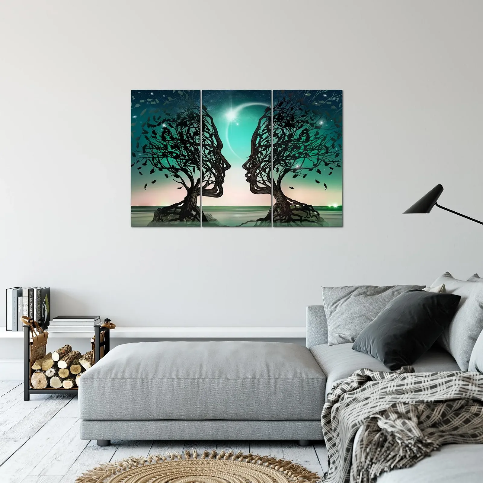 Картина Runa Art 044831a Lovers XXL Turquoise Abstract Tree 120 x 80 см 3-Piece, фото №5 Картина Runa Art 044831a Lovers XXL Turquoise Abstract Tree 120 x 80 см 3-Piece, фото №5