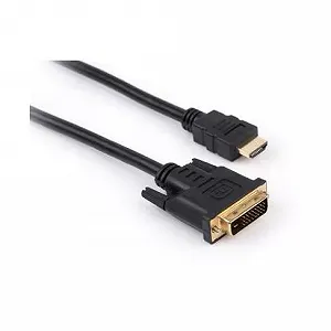 Кабель мультимедийный HDMI to DVI 24+1 5.0m Vinga VCPHDMIDVI5 - Фото 1
