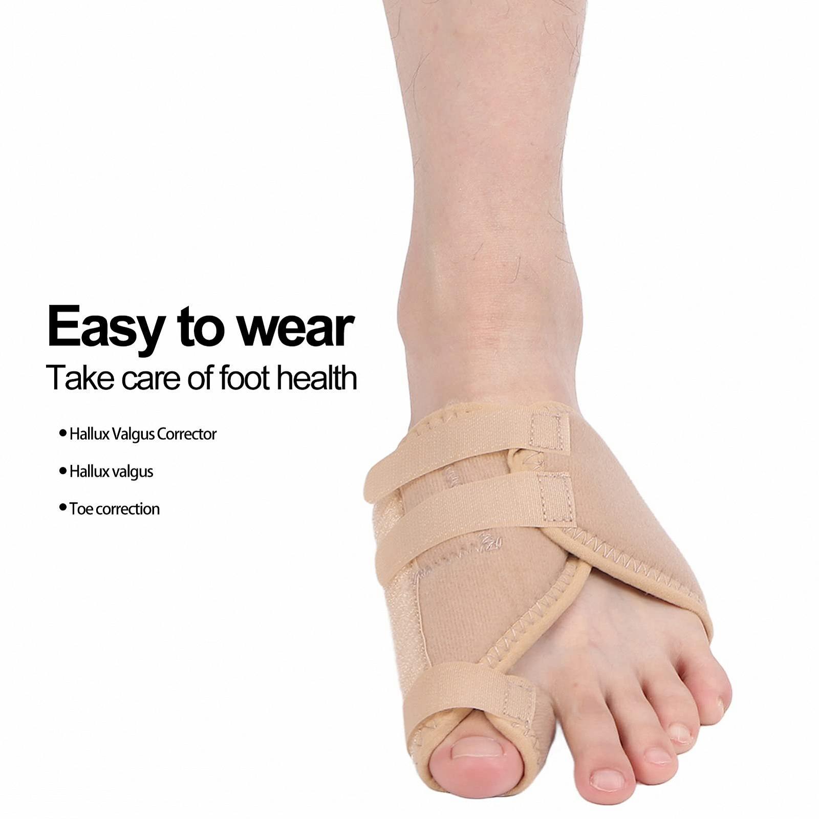 Корректор большого пальца стопы Professional Ergonomic Fixation Soft Velvet Washable Splint для мужчин и женщин, фото №3