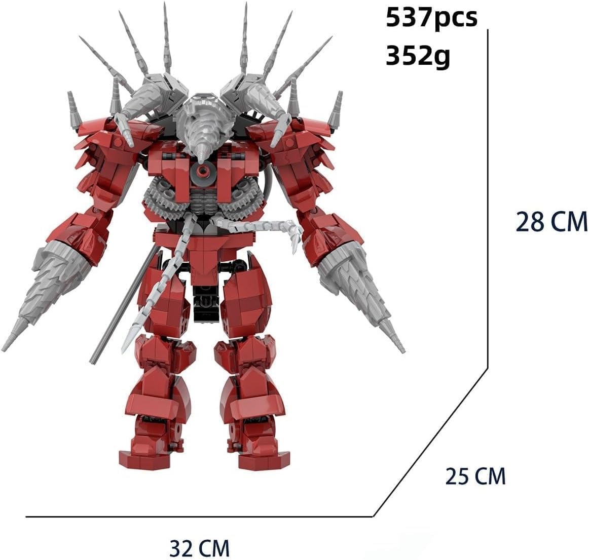 Іграшка Sunknight Skibid Toilet Upgraded Titan Drillman Фігурка Improved Titan Drillman Blocks 537 шт., фото №4 Іграшка Sunknight Skibid Toilet Upgraded Titan Drillman Фігурка Improved Titan Drillman Blocks 537 шт., фото №4