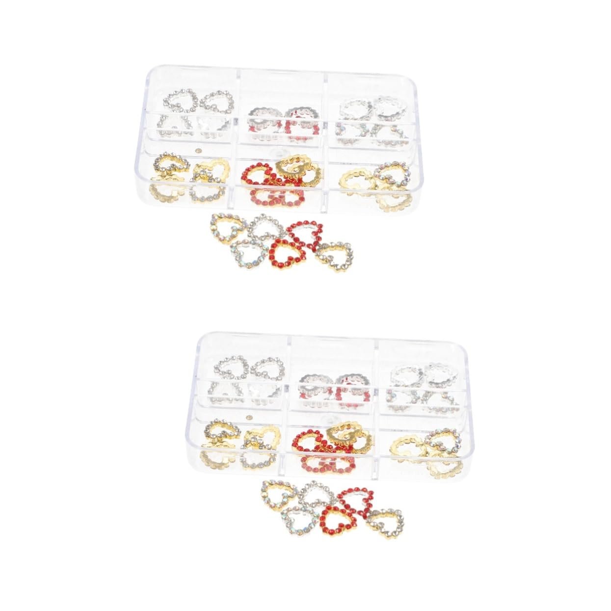 Украшения для ногтей FRCOLOR Сердце, 60 шт., фото №1 Украшения для ногтей FRCOLOR Сердце, 60 шт., фото №1