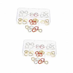 Украшения для ногтей FRCOLOR Сердце, 60 шт. - Фото 1