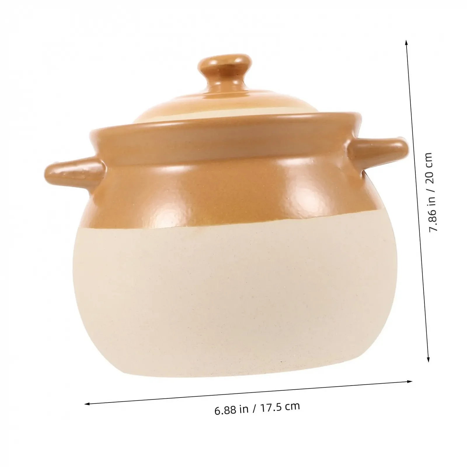 Кастрюля POPETPOP Vintage керамическая для газовых плит термостойкая, фото №3